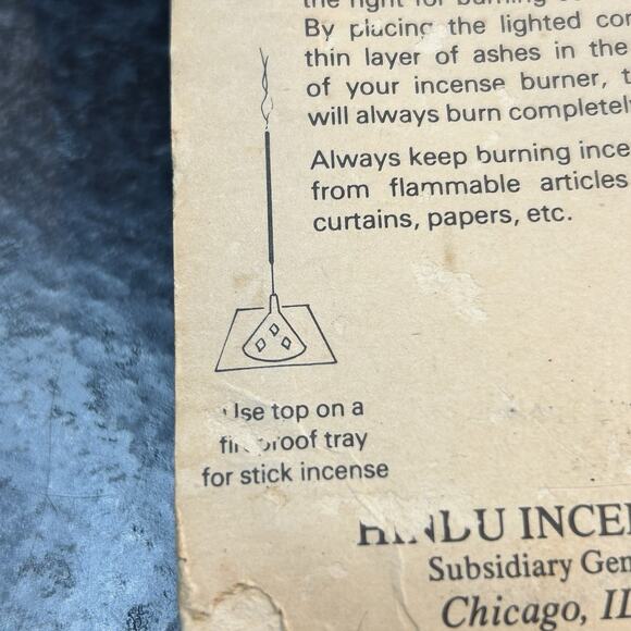 Set of 2 Vintage 1981 Hindu Incense Genie Brass Incense Burners - Picture 6 of 9